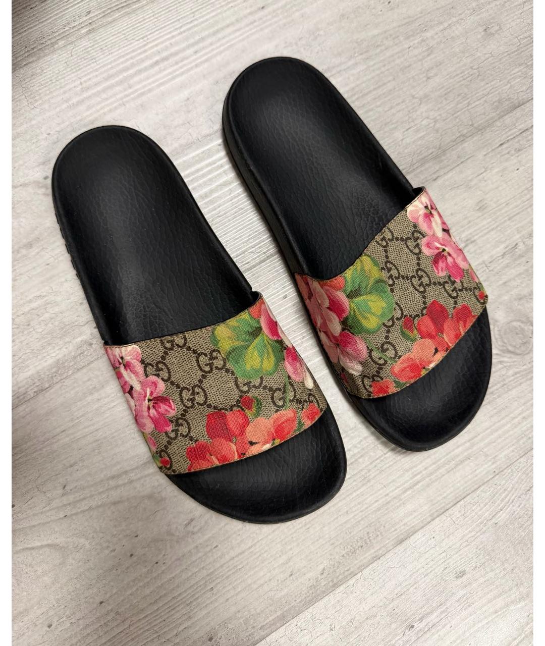GUCCI Мульти шлепанцы, фото 2