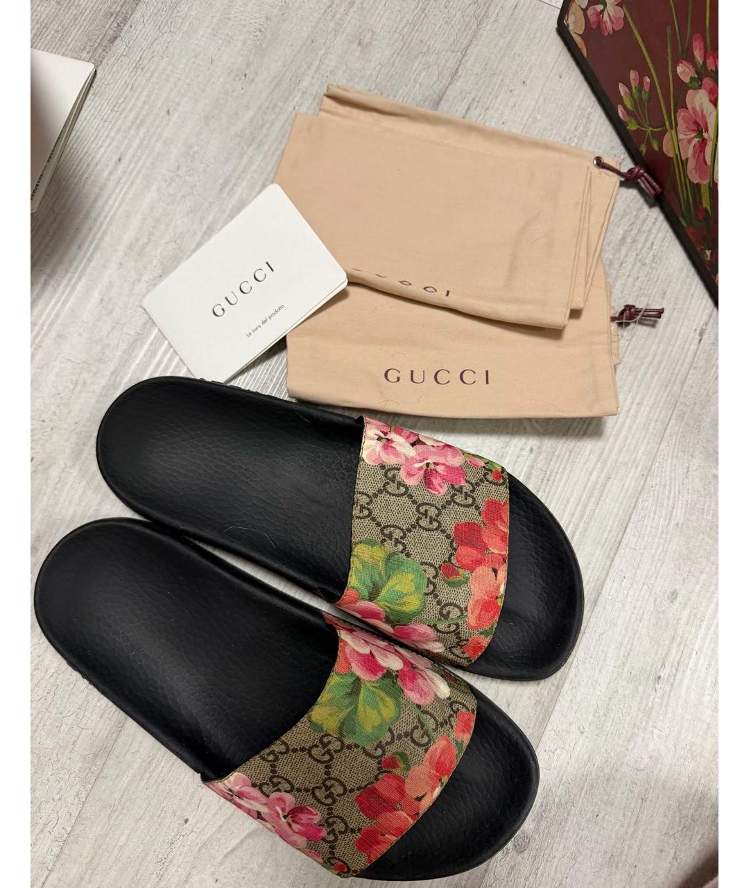 GUCCI Мульти шлепанцы, фото 3