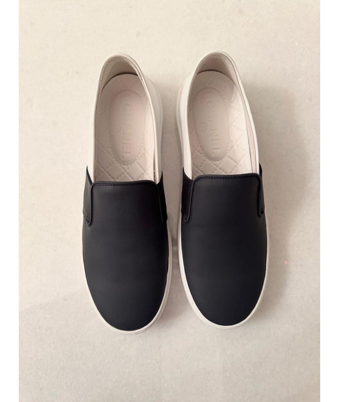 CHANEL Мульти кожаные слипоны, фото 2