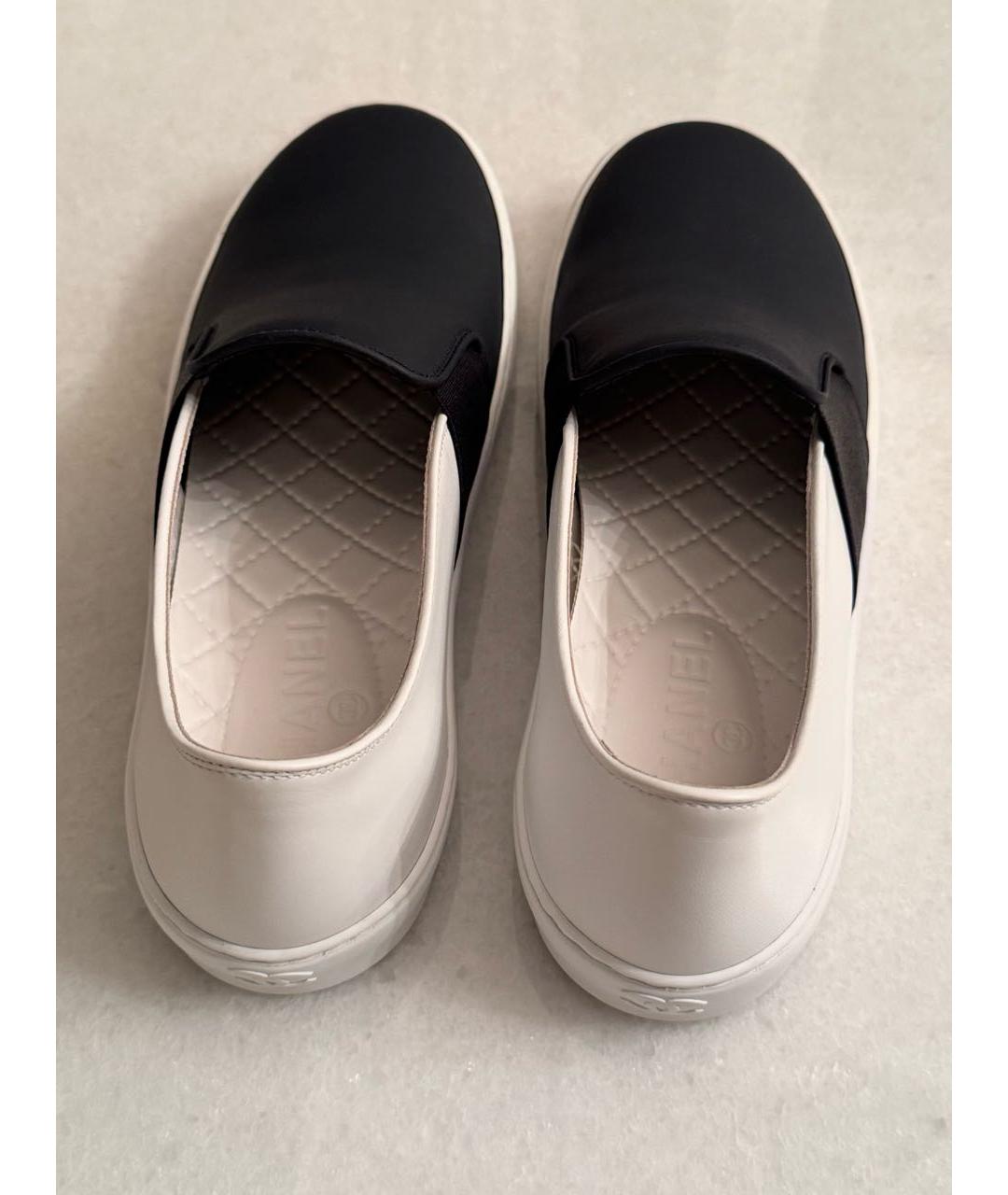 CHANEL Мульти кожаные слипоны, фото 3