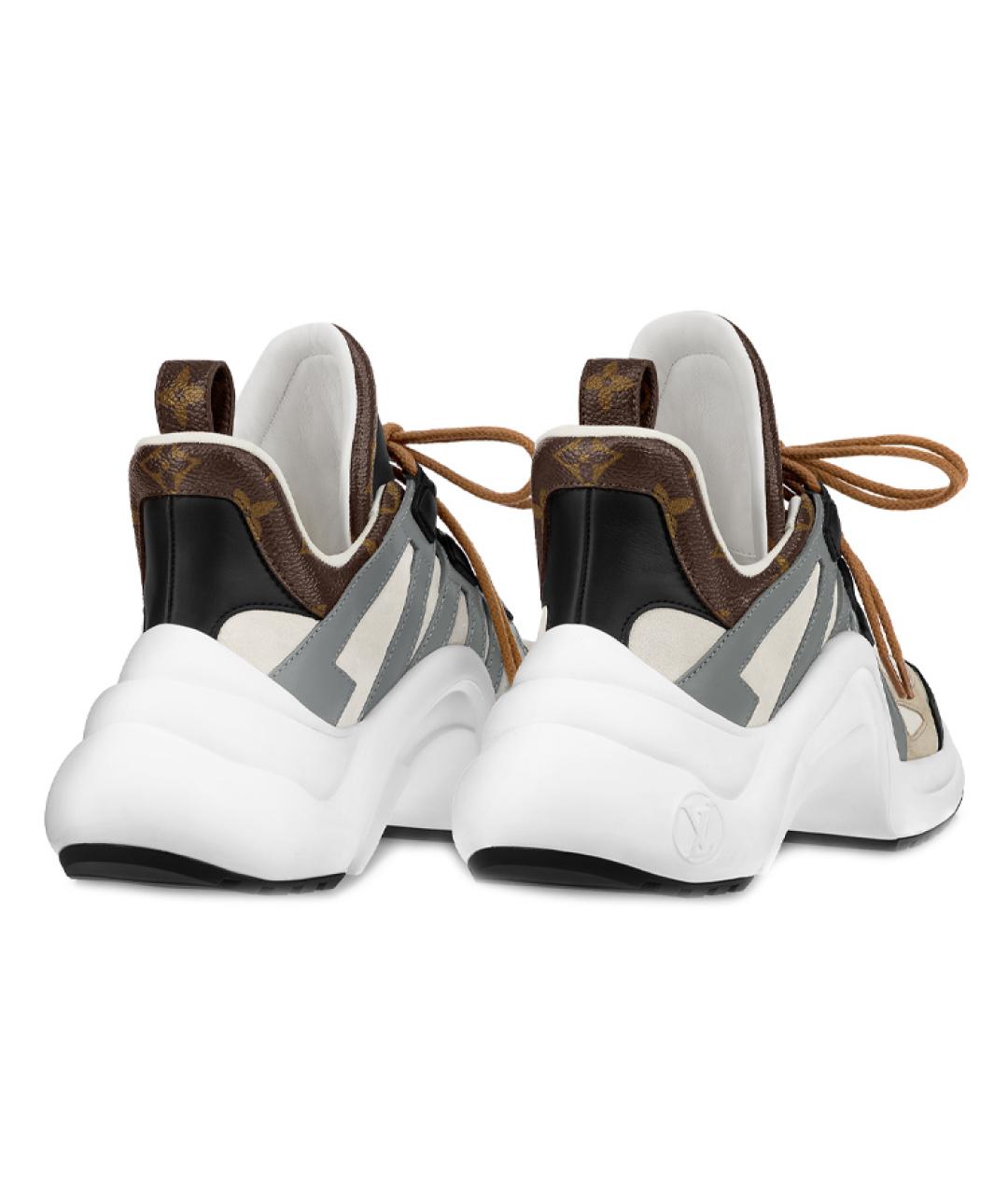 LOUIS VUITTON Кожаные кроссовки, фото 4