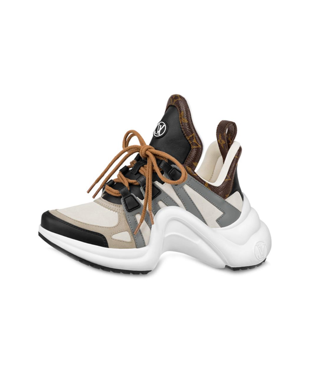 LOUIS VUITTON Кожаные кроссовки, фото 2