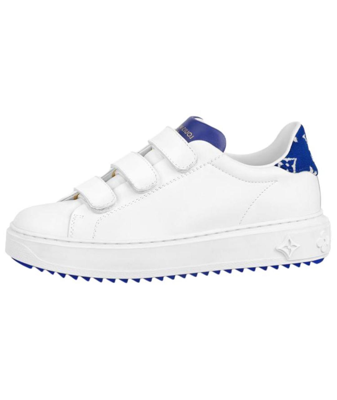 LOUIS VUITTON Белые кожаные кроссовки, фото 2