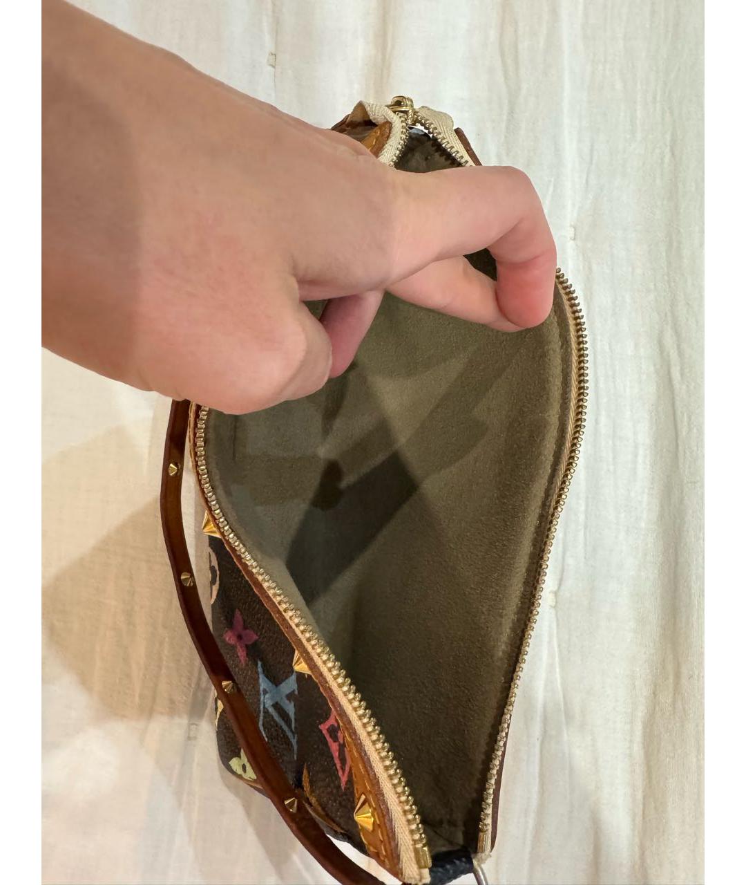 LOUIS VUITTON Мульти кожаная сумка с короткими ручками, фото 8