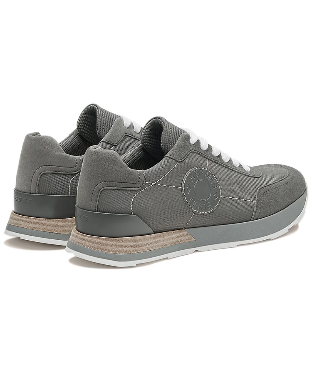 HERMES Серые кроссовки, фото 4