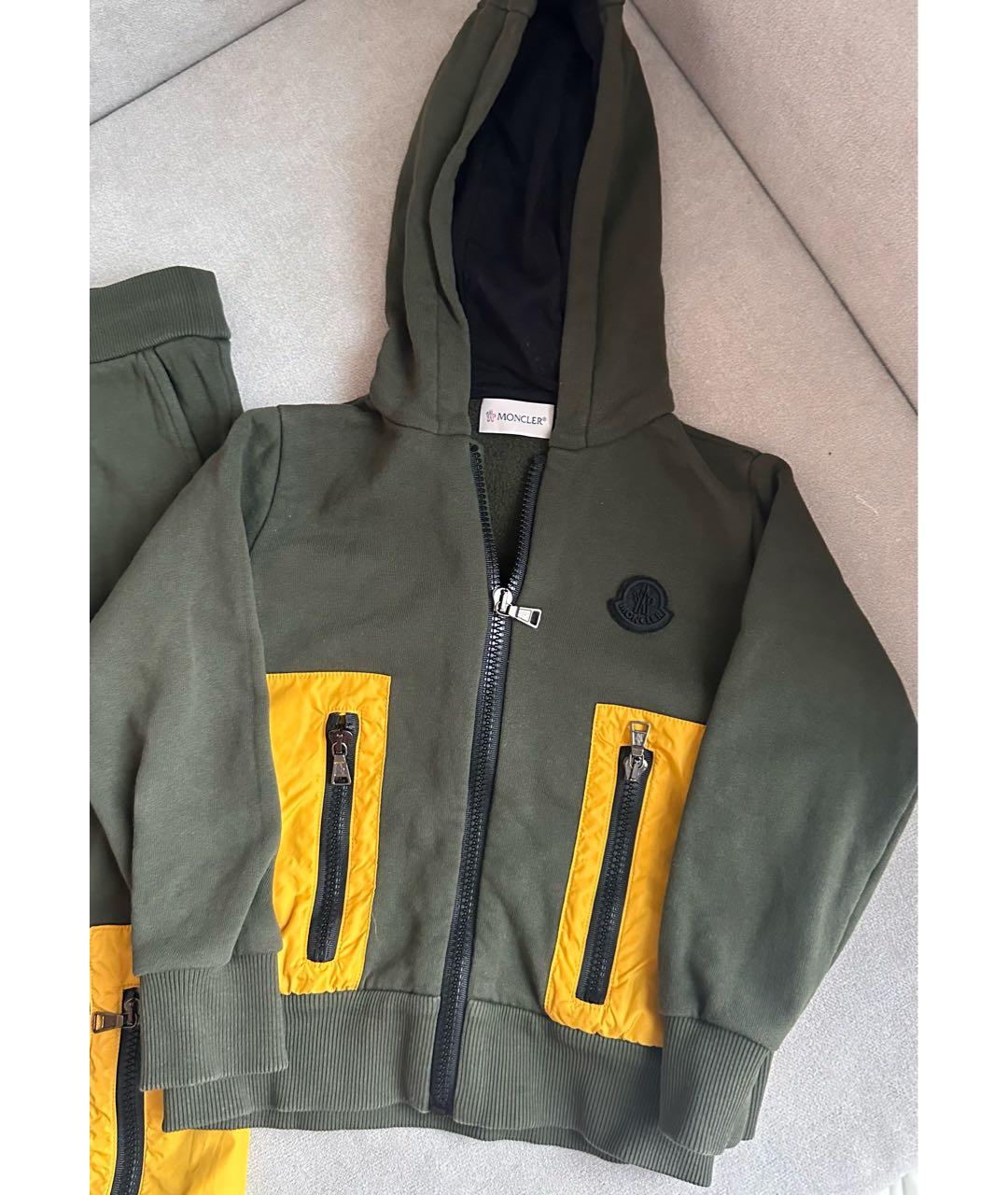 MONCLER Хаки хлопковый комплект, фото 2