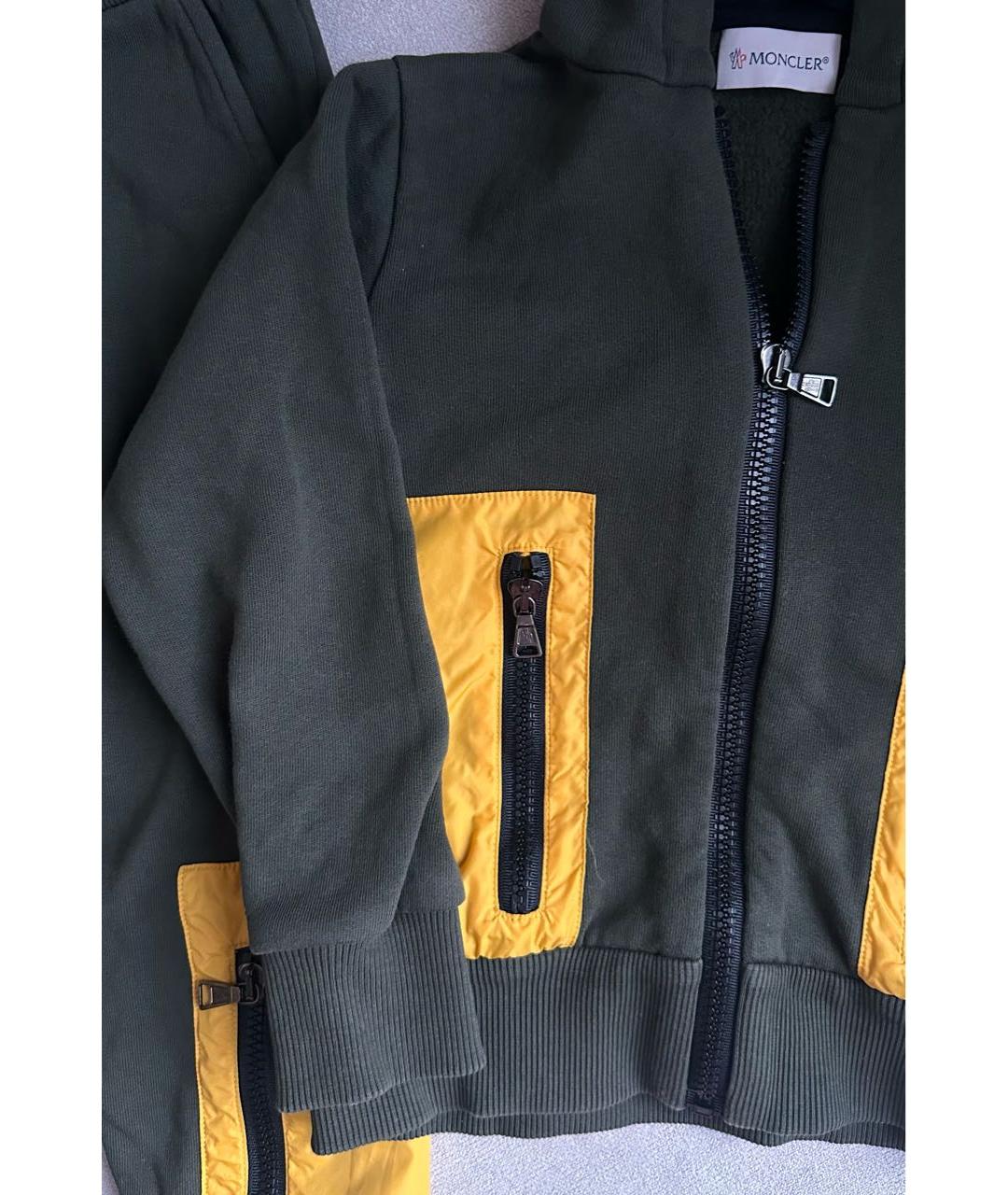 MONCLER Хаки хлопковый комплект, фото 6