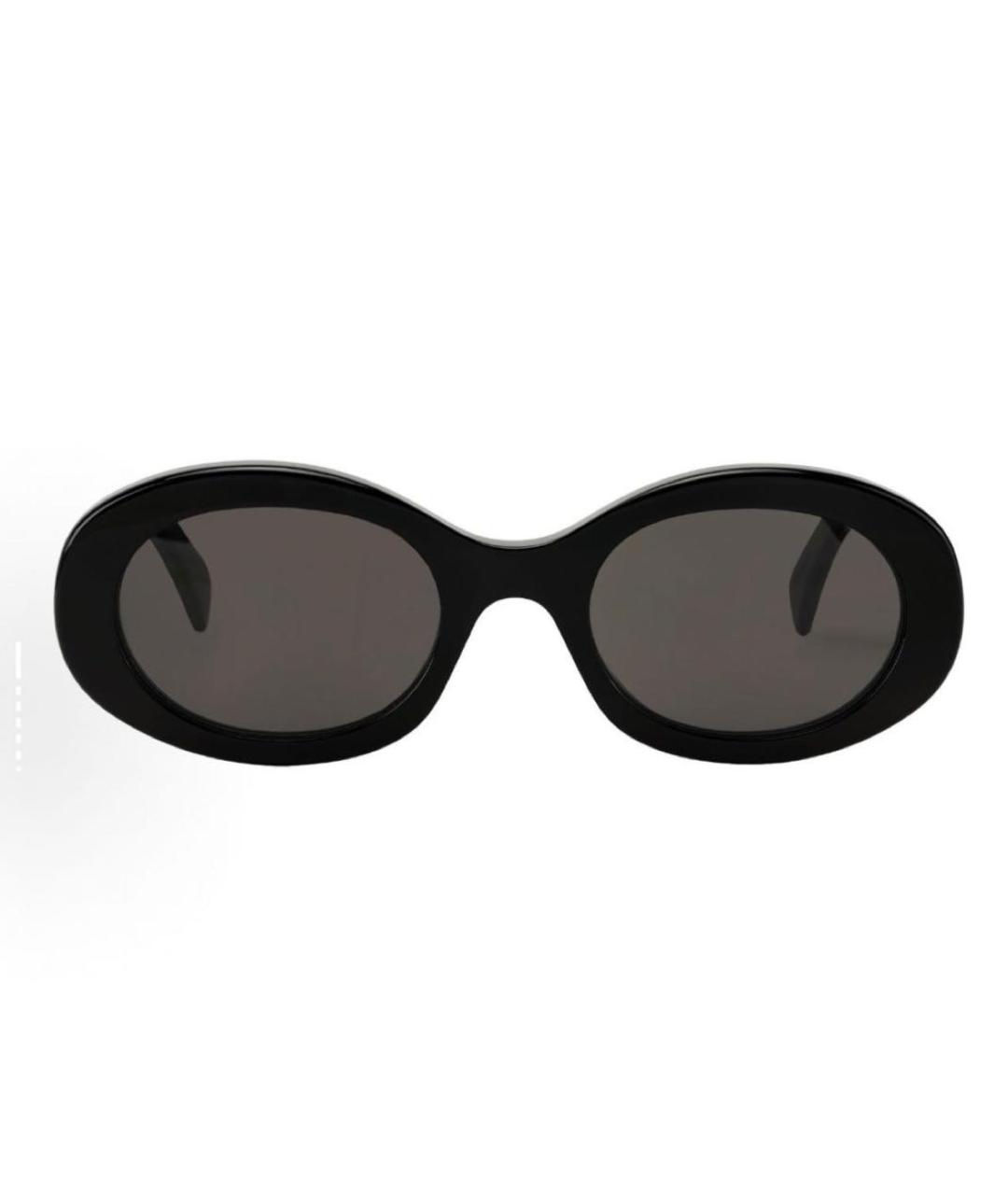 CELINE Черные пластиковые солнцезащитные очки, фото 2
