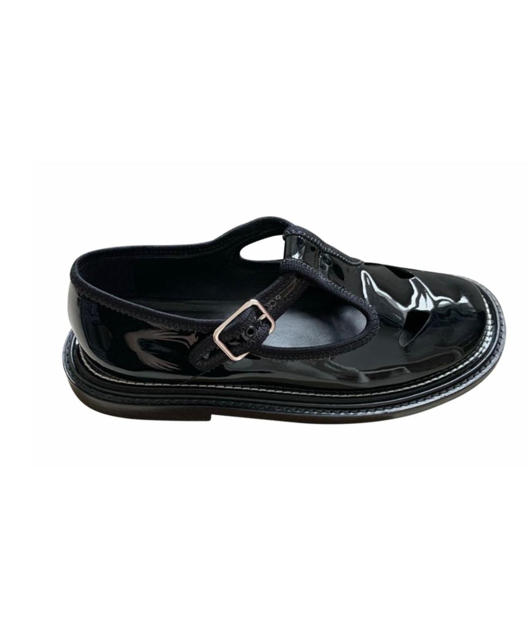 BURBERRY Черные кожаные сандалии, фото 7