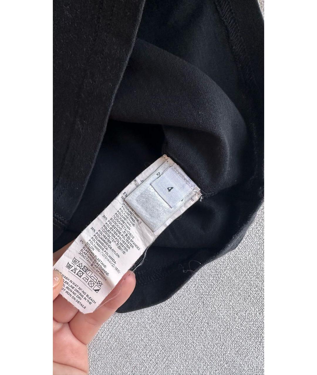 DOLCE&GABBANA Черная хлопковая детская футболка, фото 4