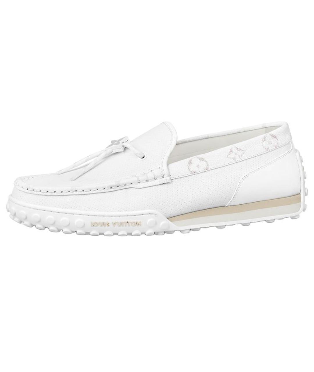 LOUIS VUITTON Белые лоферы, фото 3