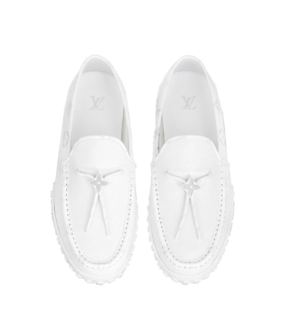LOUIS VUITTON Белые лоферы, фото 5