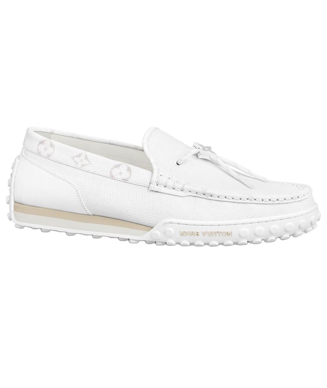 LOUIS VUITTON Белые лоферы, фото 4