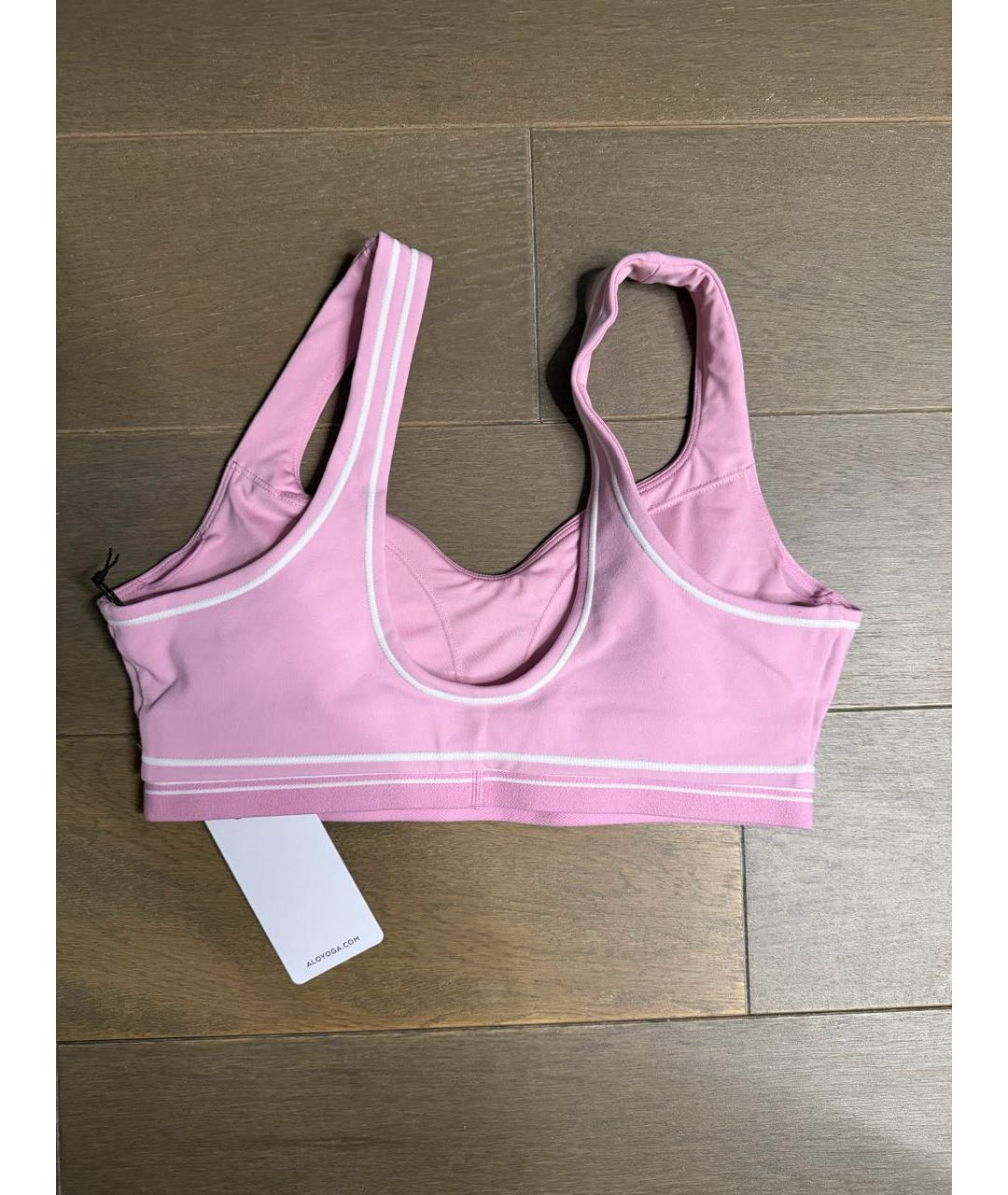 ALO YOGA Розовая майка, фото 2