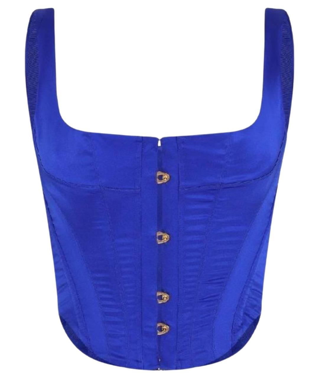 AGENT PROVOCATEUR Синий полиамидовый корсет, фото 1