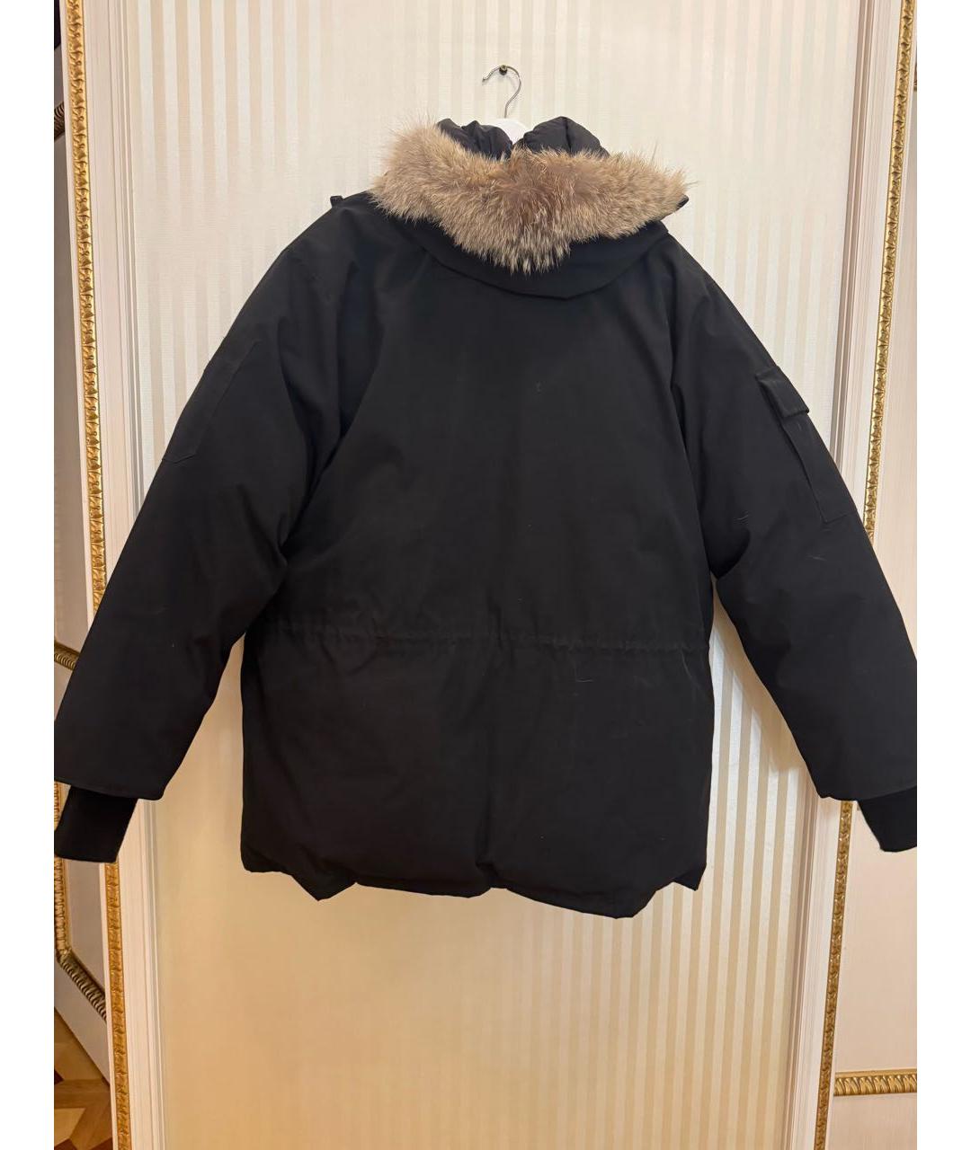 CANADA GOOSE Черный полиэстеровый пуховик, фото 2