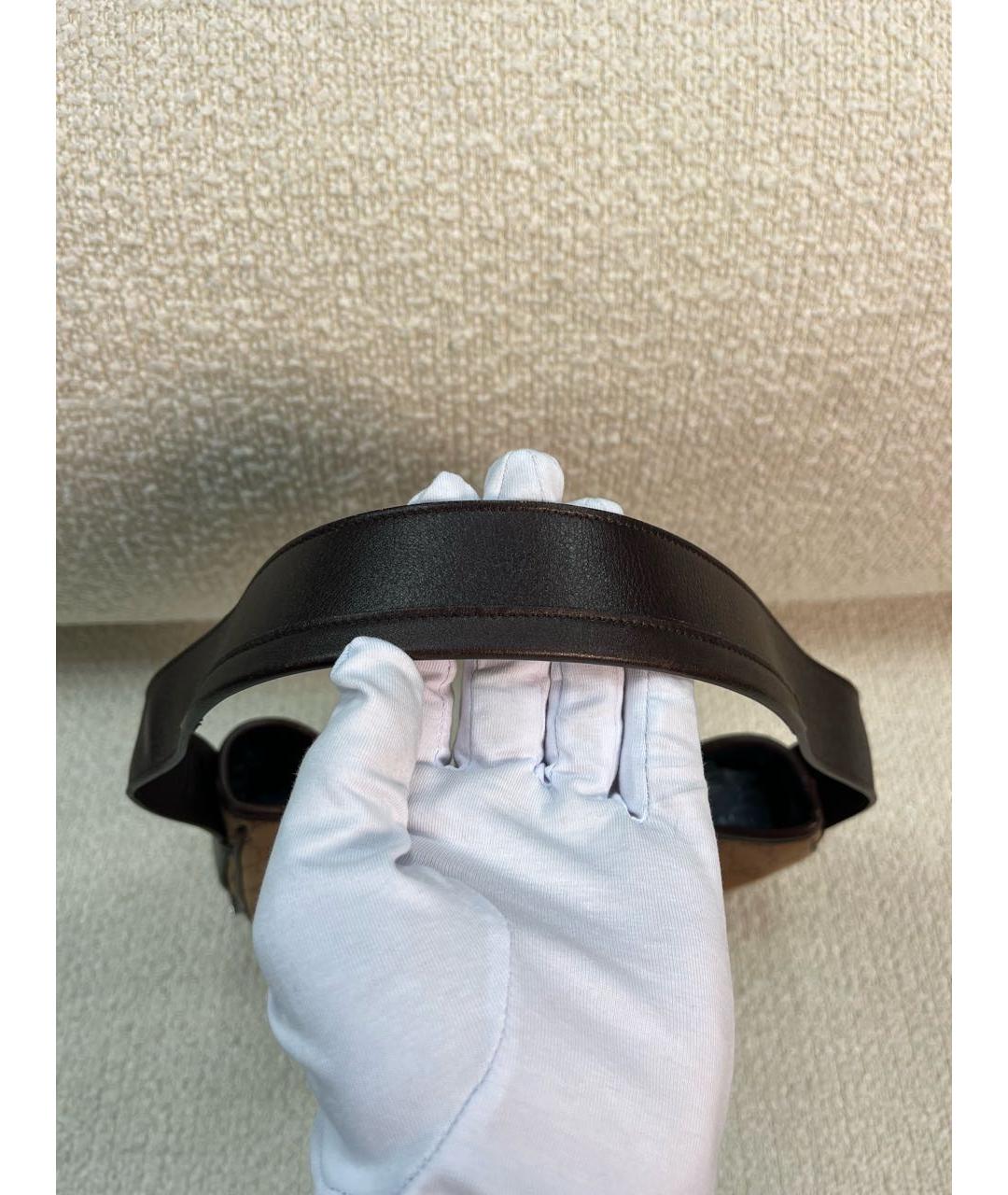 GUCCI Коричневая тканевая сумка с короткими ручками, фото 8