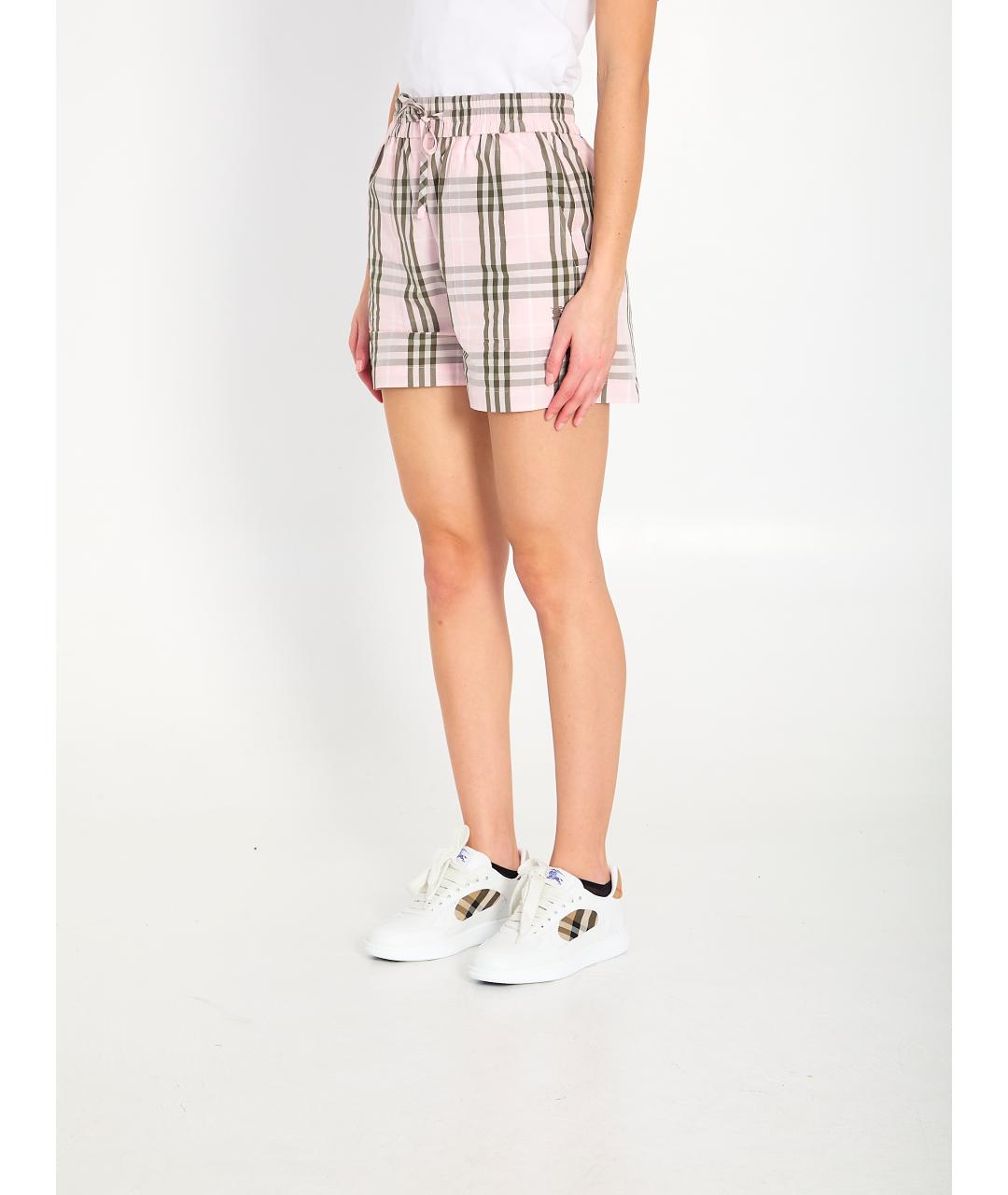 BURBERRY Мульти хлопковые шорты, фото 3
