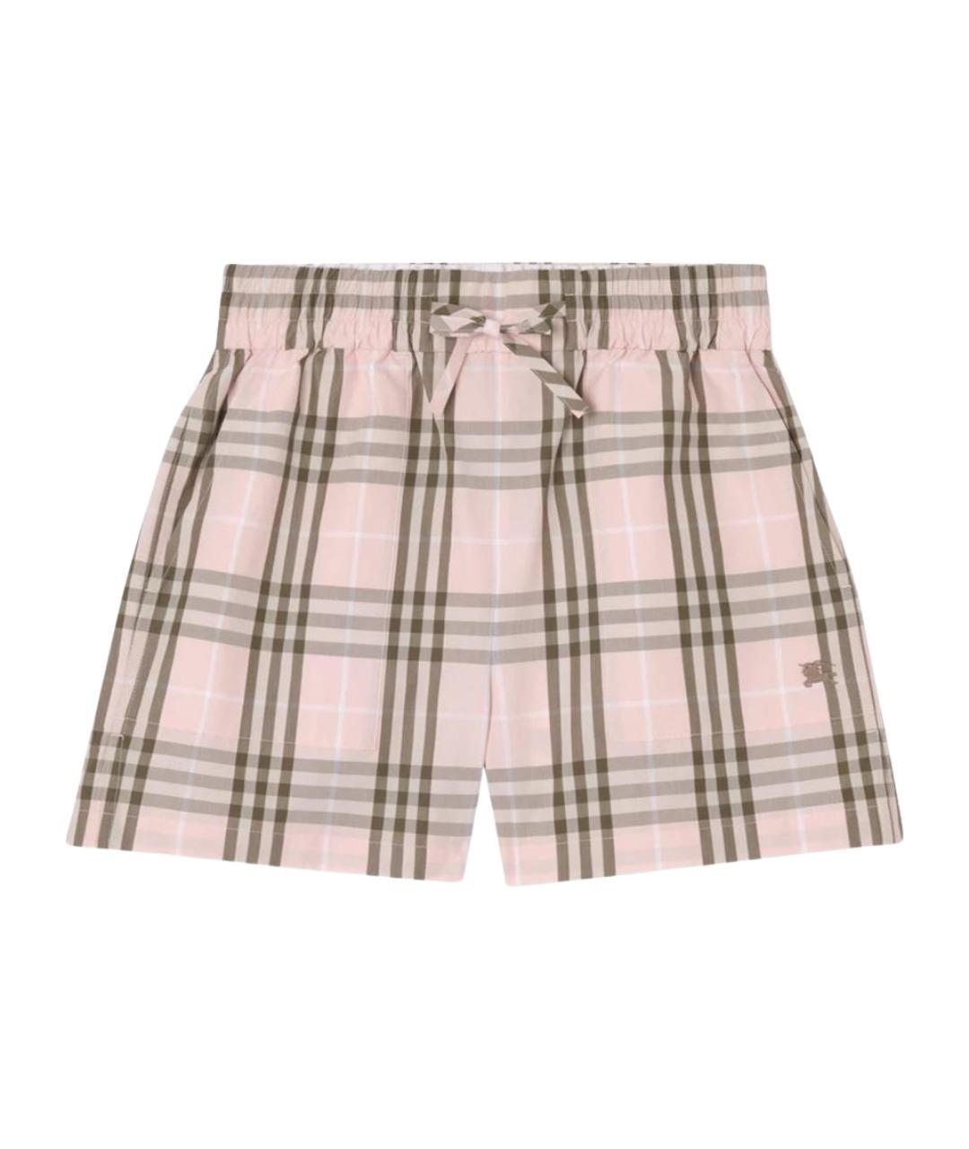 BURBERRY Мульти хлопковые шорты, фото 1