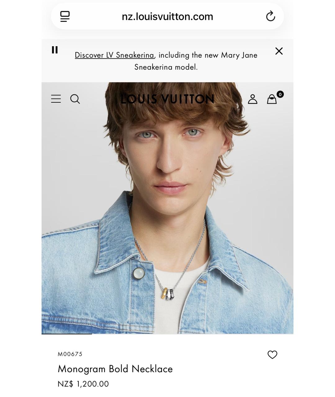 LOUIS VUITTON Серебряная серебряная цепочка/подвеска, фото 5