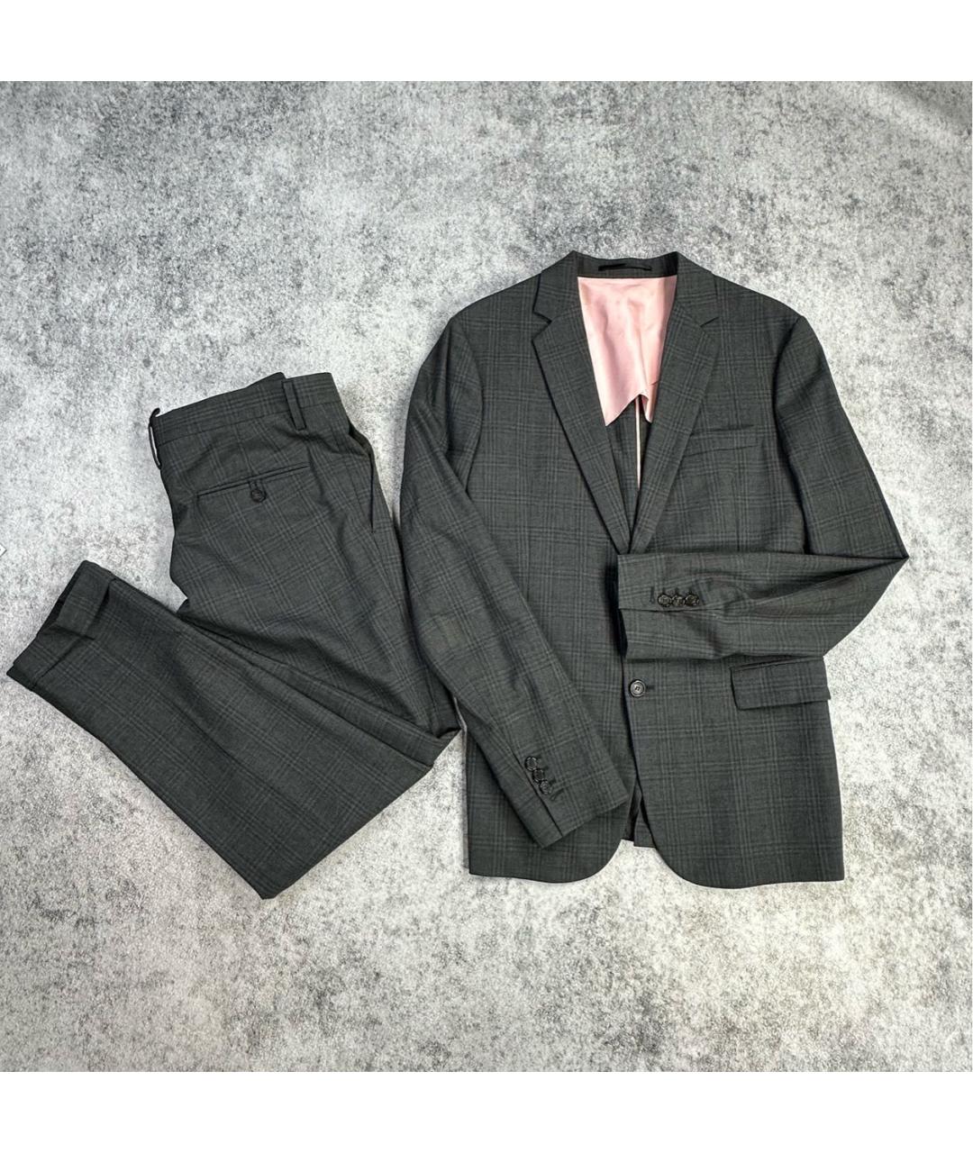 DSQUARED2 Серый льняной костюм с брюками, фото 4