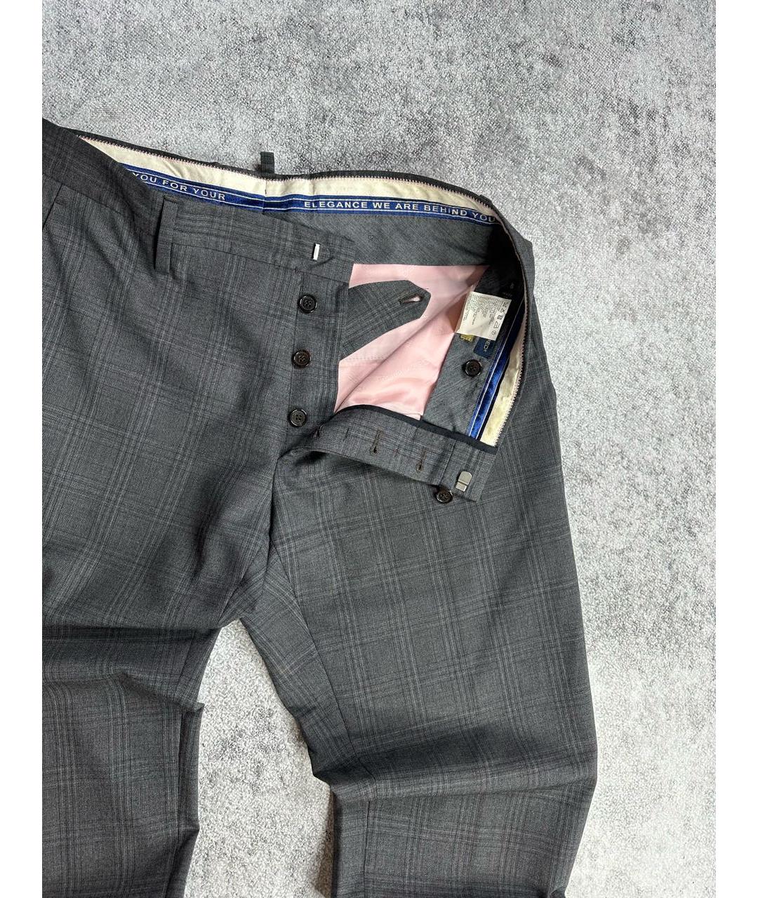 DSQUARED2 Серый льняной костюм с брюками, фото 3