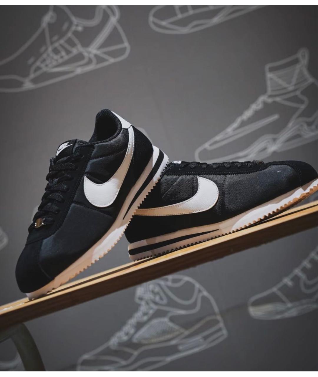 NIKE Черные текстильные кроссовки, фото 2