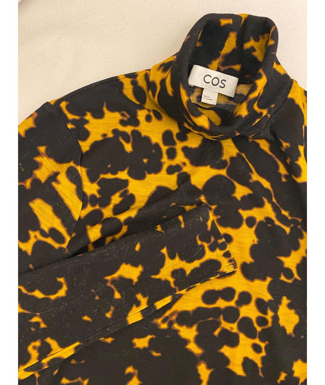 COS Черная шерстяная водолазка, фото 5