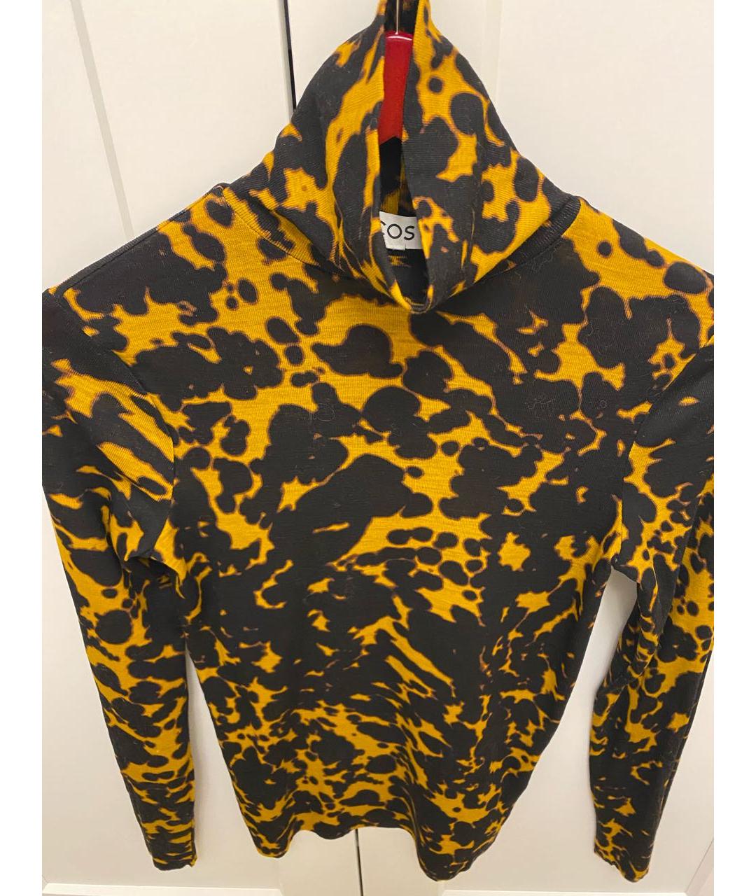 COS Черная шерстяная водолазка, фото 2