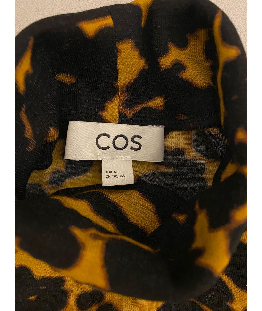 COS Черная шерстяная водолазка, фото 4