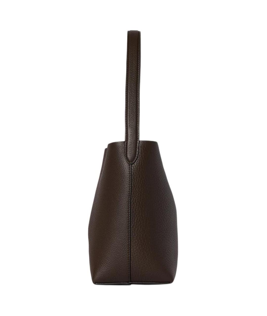 THE ROW Коричневая кожаная сумка тоут, фото 3