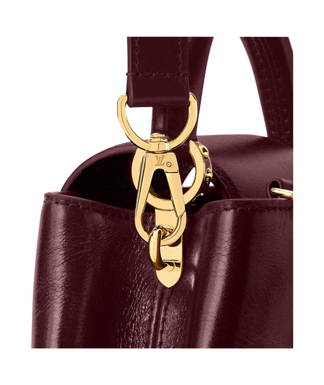 LOUIS VUITTON Красная кожаная сумка через плечо, фото 5