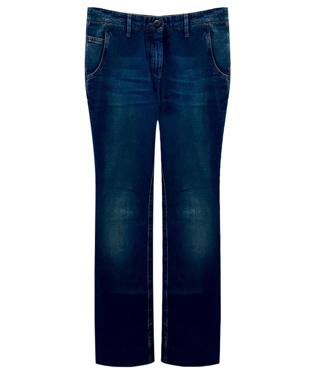 BRUNELLO CUCINELLI Синие хлопковые джинсы клеш, фото 1