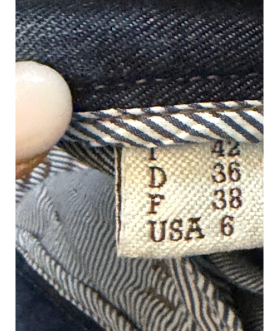 BRUNELLO CUCINELLI Синие хлопковые джинсы клеш, фото 2