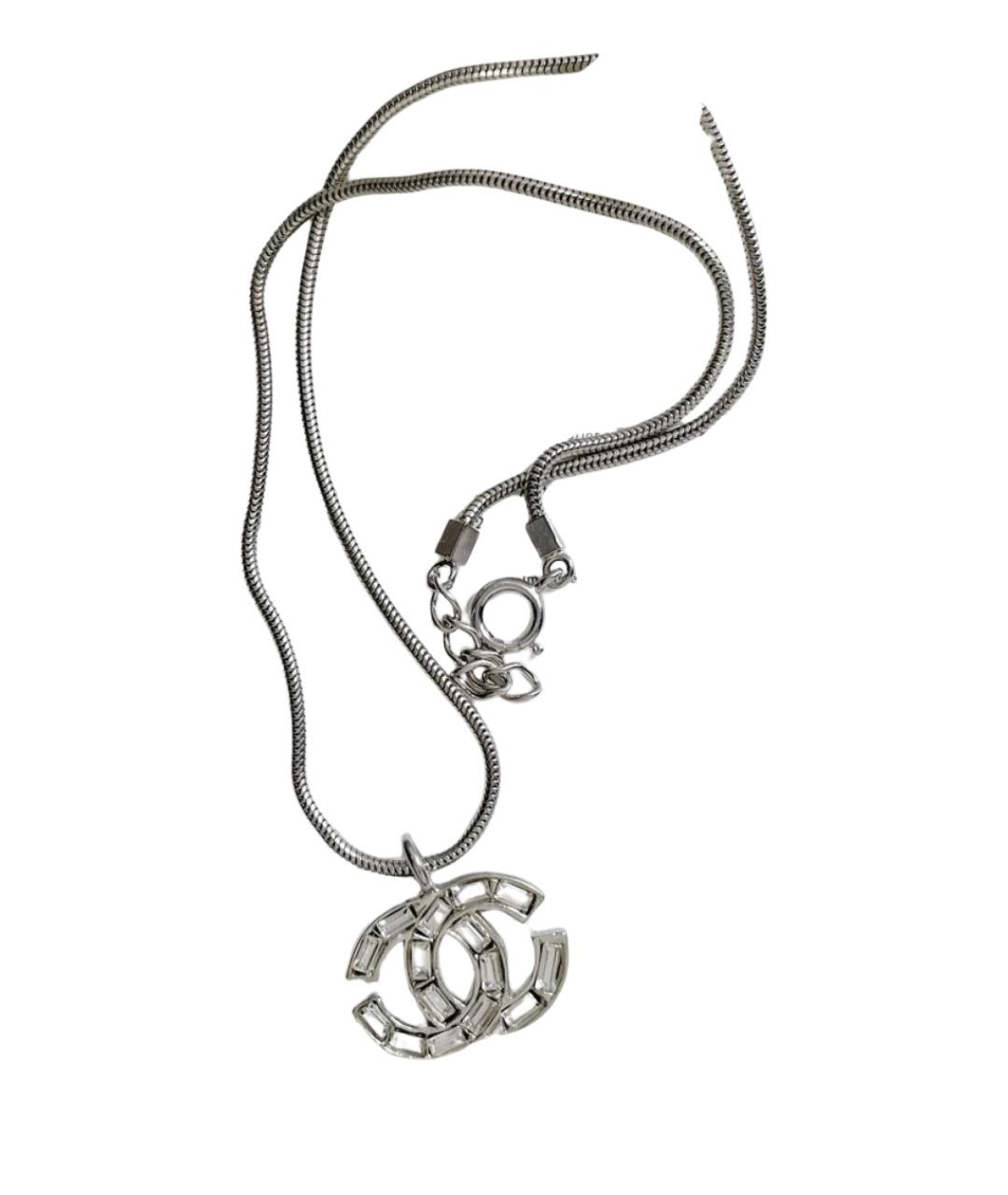 CHANEL Серебряная металлическая подвеска, фото 1