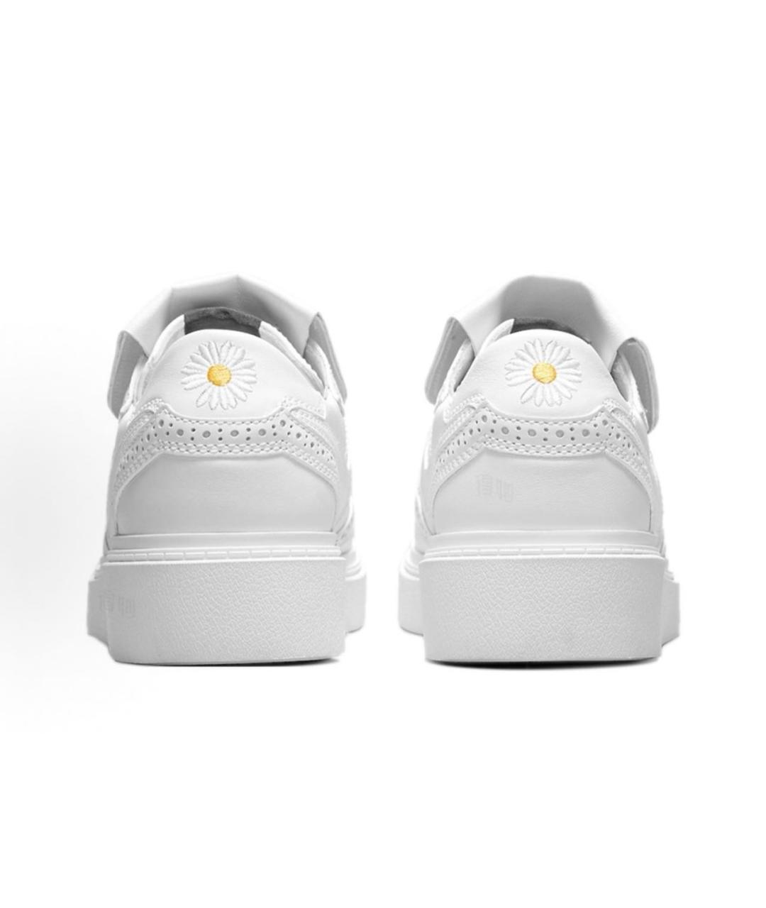 NIKE Белые кожаные низкие кроссовки / кеды, фото 4