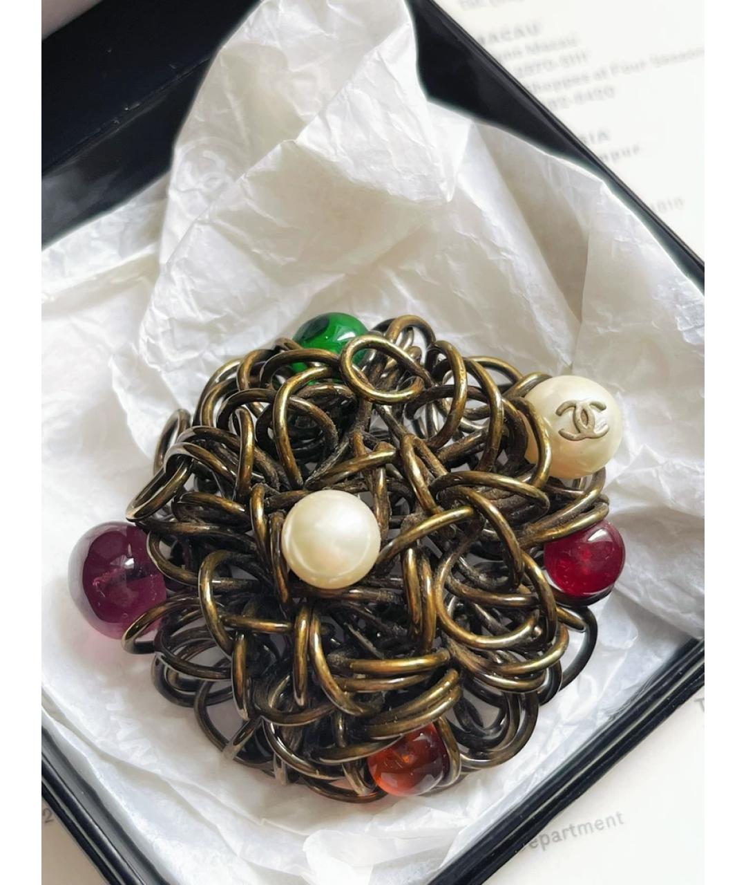 CHANEL Мульти металлическая булавка / брошь, фото 5