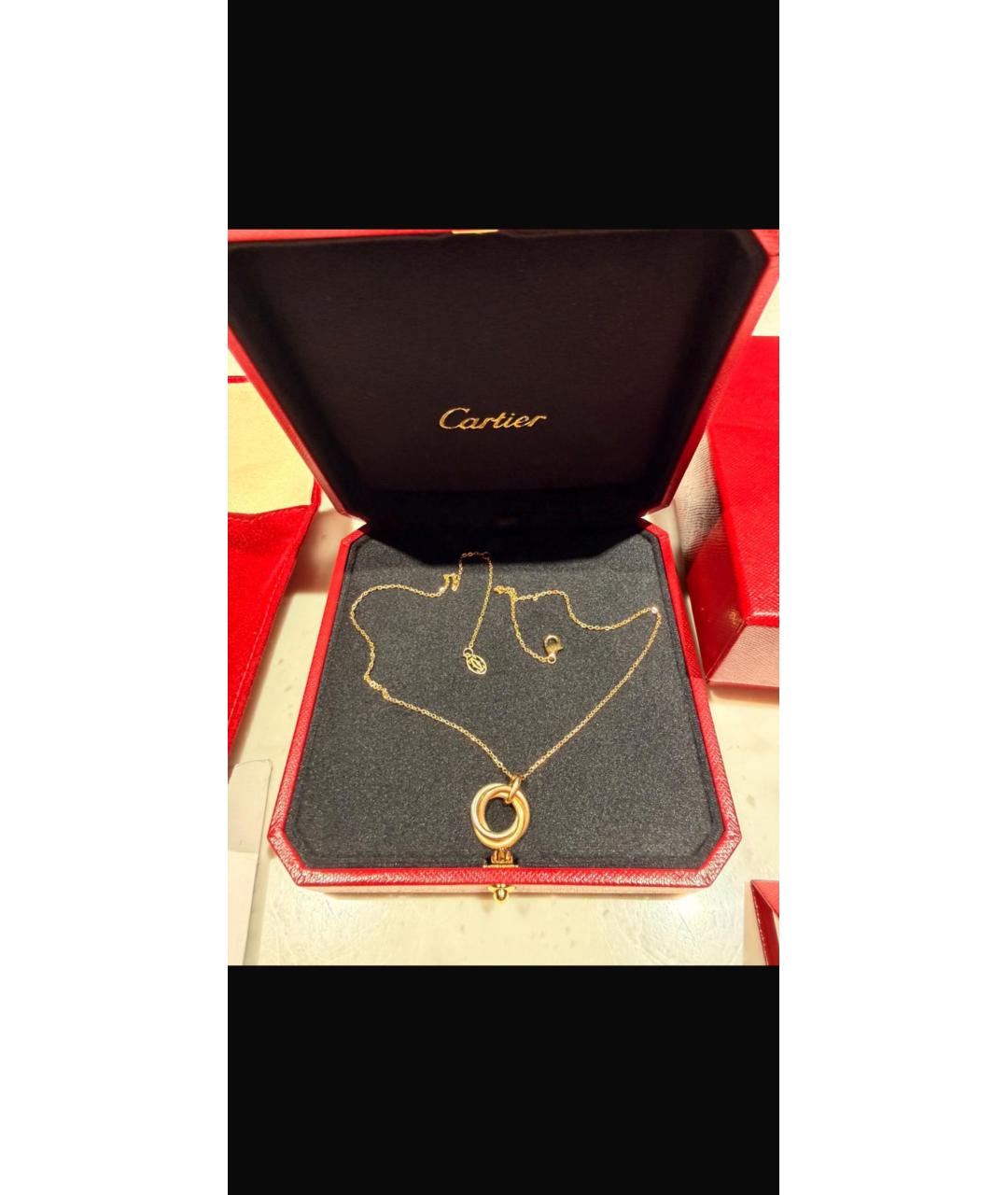 CARTIER Золотое колье из желтого золота, фото 2