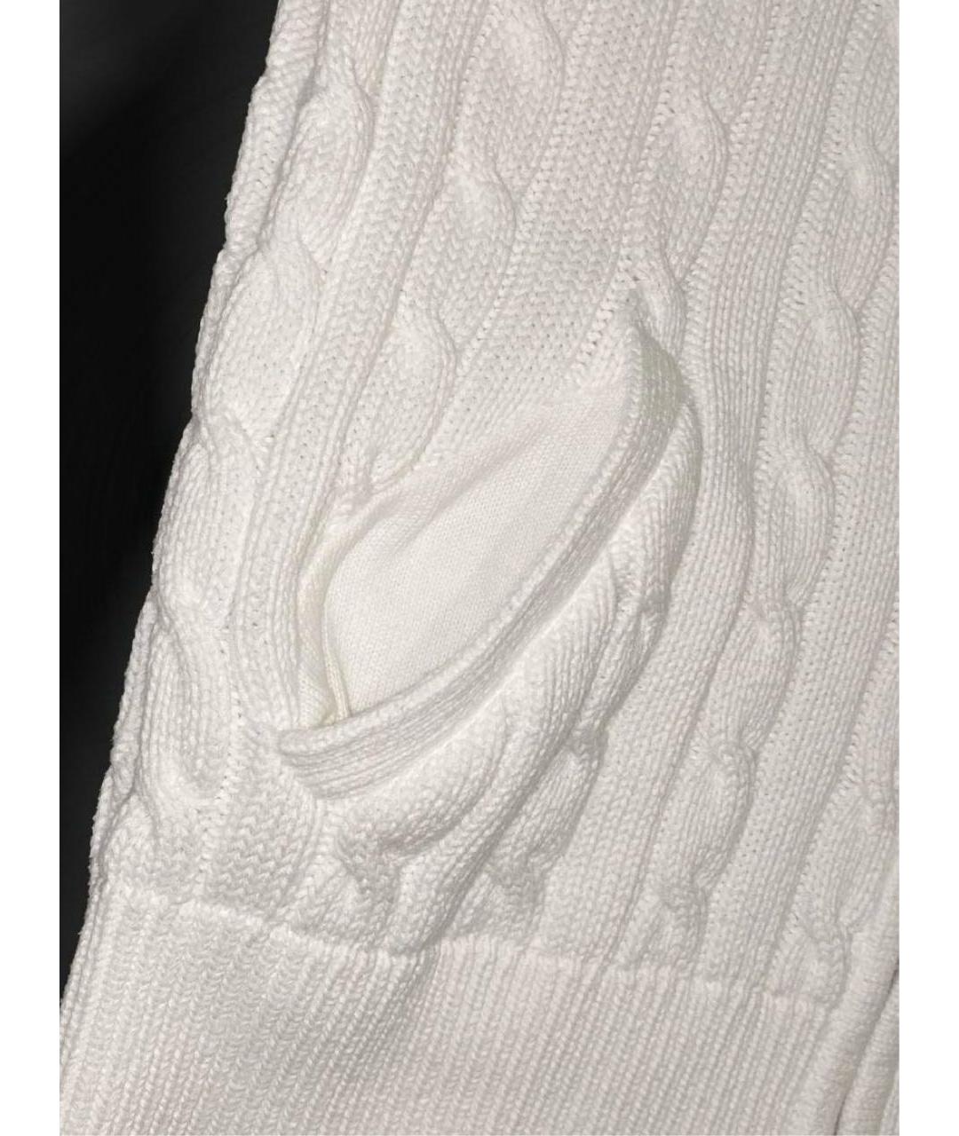 POLO RALPH LAUREN Белый хлопковый джемпер / свитер, фото 3