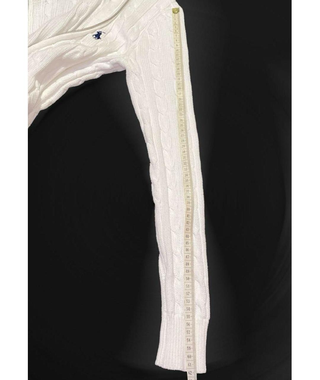 POLO RALPH LAUREN Белый хлопковый джемпер / свитер, фото 6