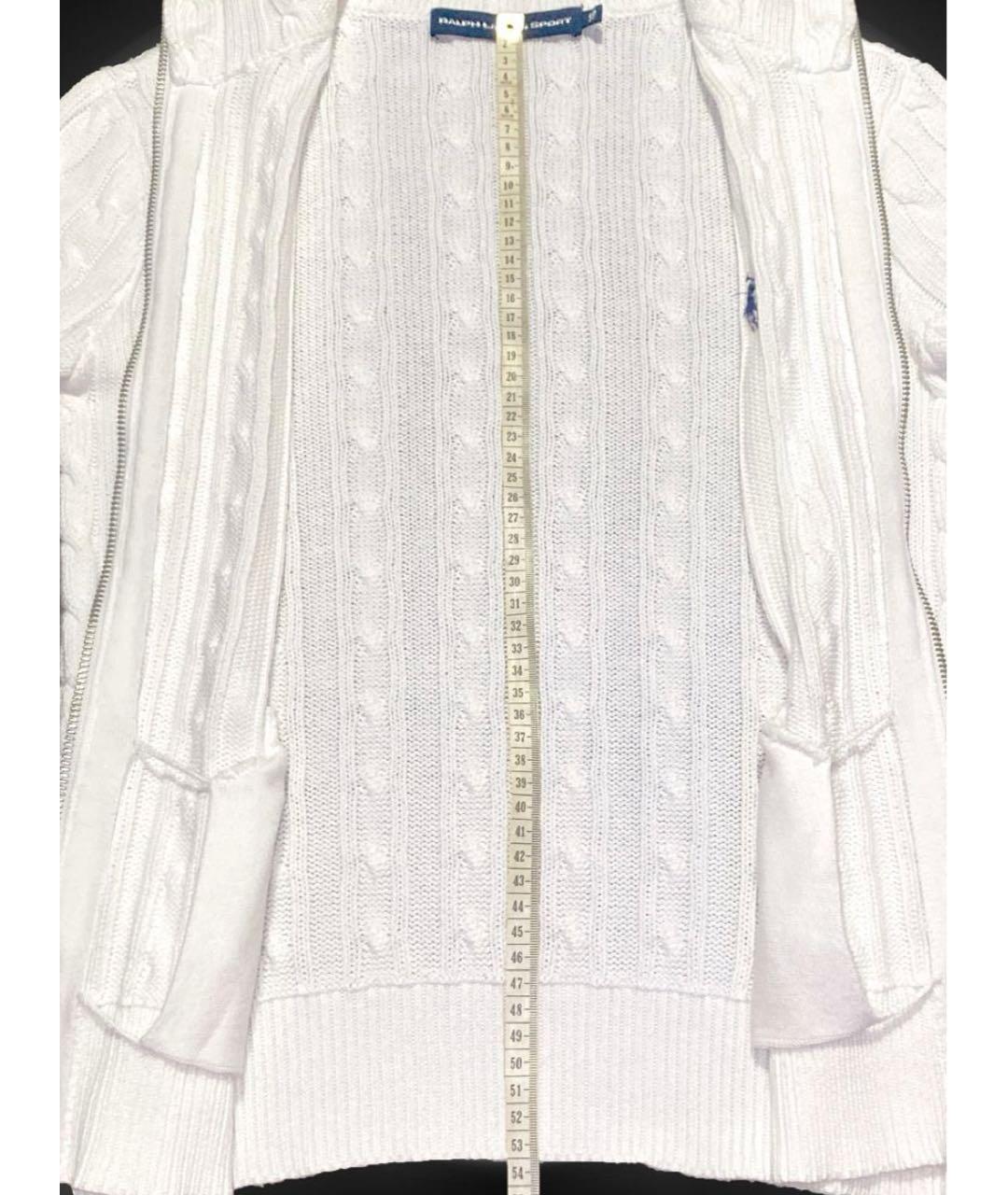 POLO RALPH LAUREN Белый хлопковый джемпер / свитер, фото 7