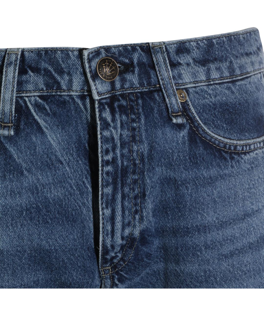 RAG & BONE Синие хлопковые прямые джинсы, фото 3