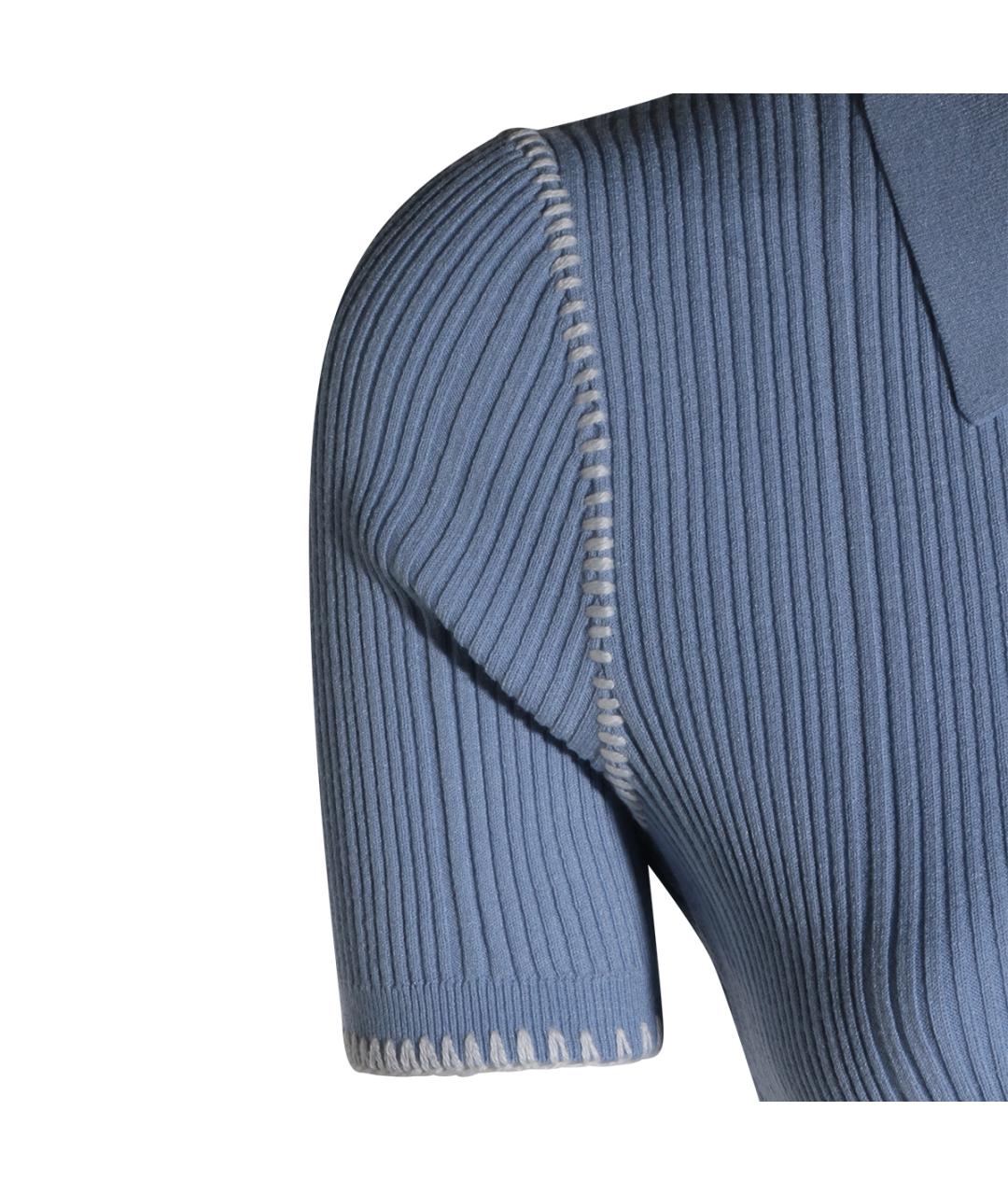 RAG & BONE Голубой вискозный кардиган, фото 4