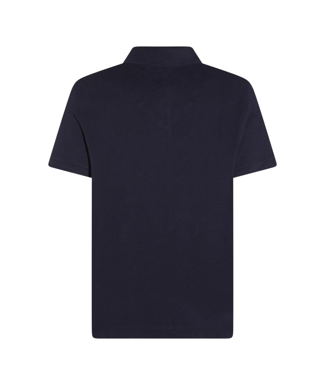 CANADA GOOSE Синее хлопковое поло с коротким рукавом, фото 2