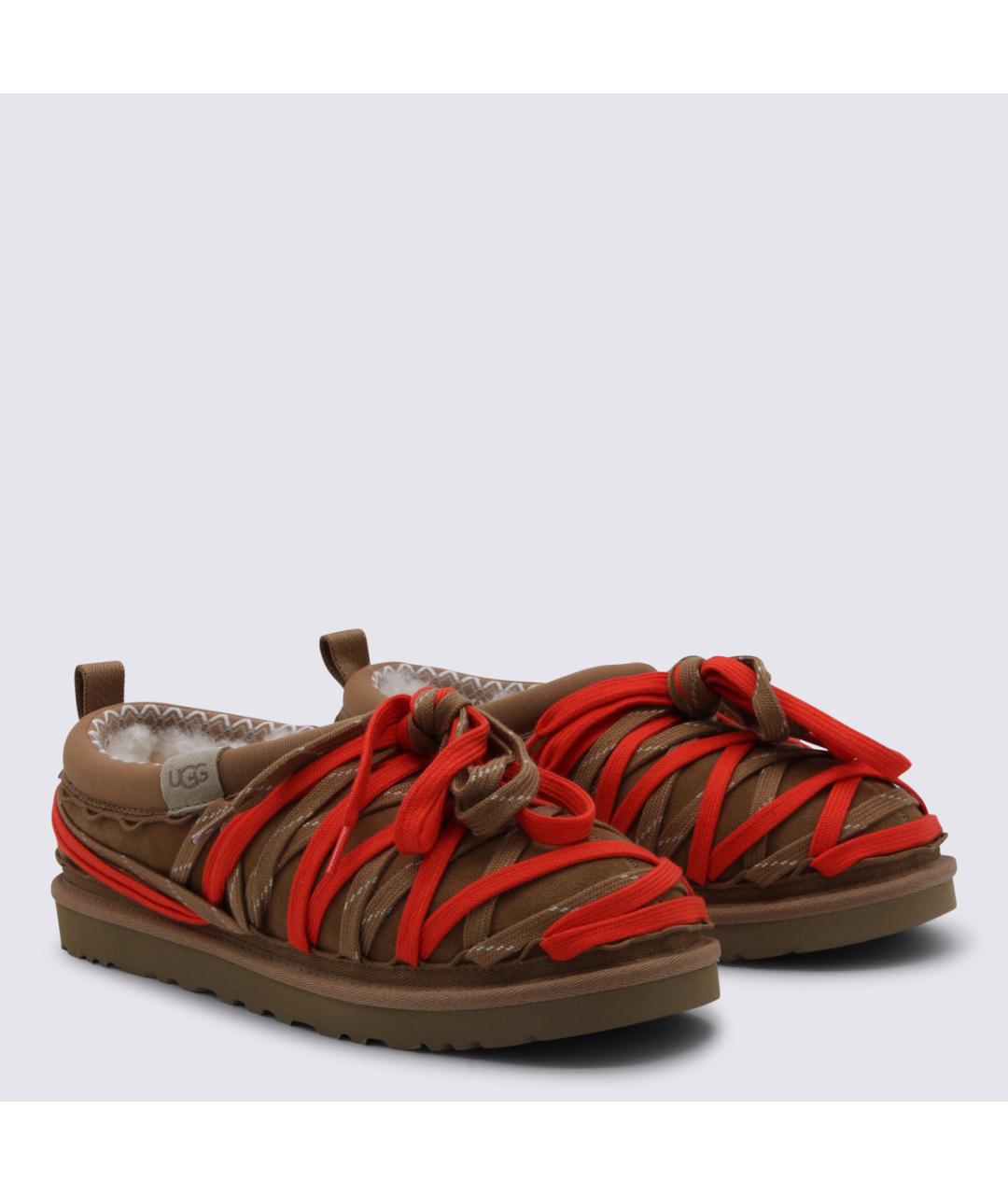 UGG Мульти нубуковые низкие ботинки, фото 2