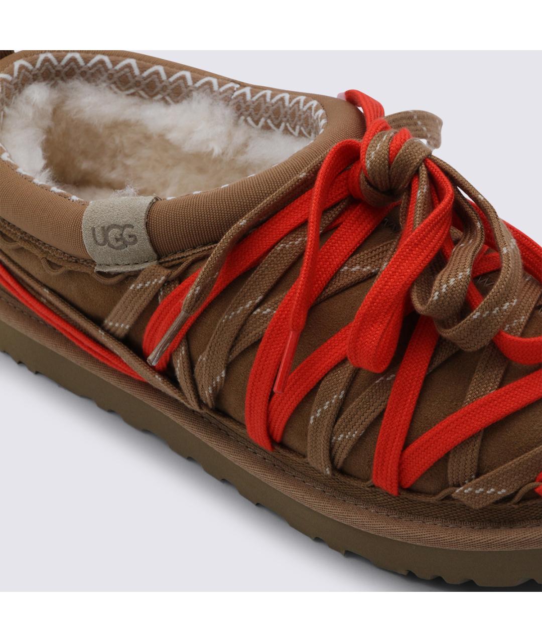 UGG Мульти нубуковые низкие ботинки, фото 4