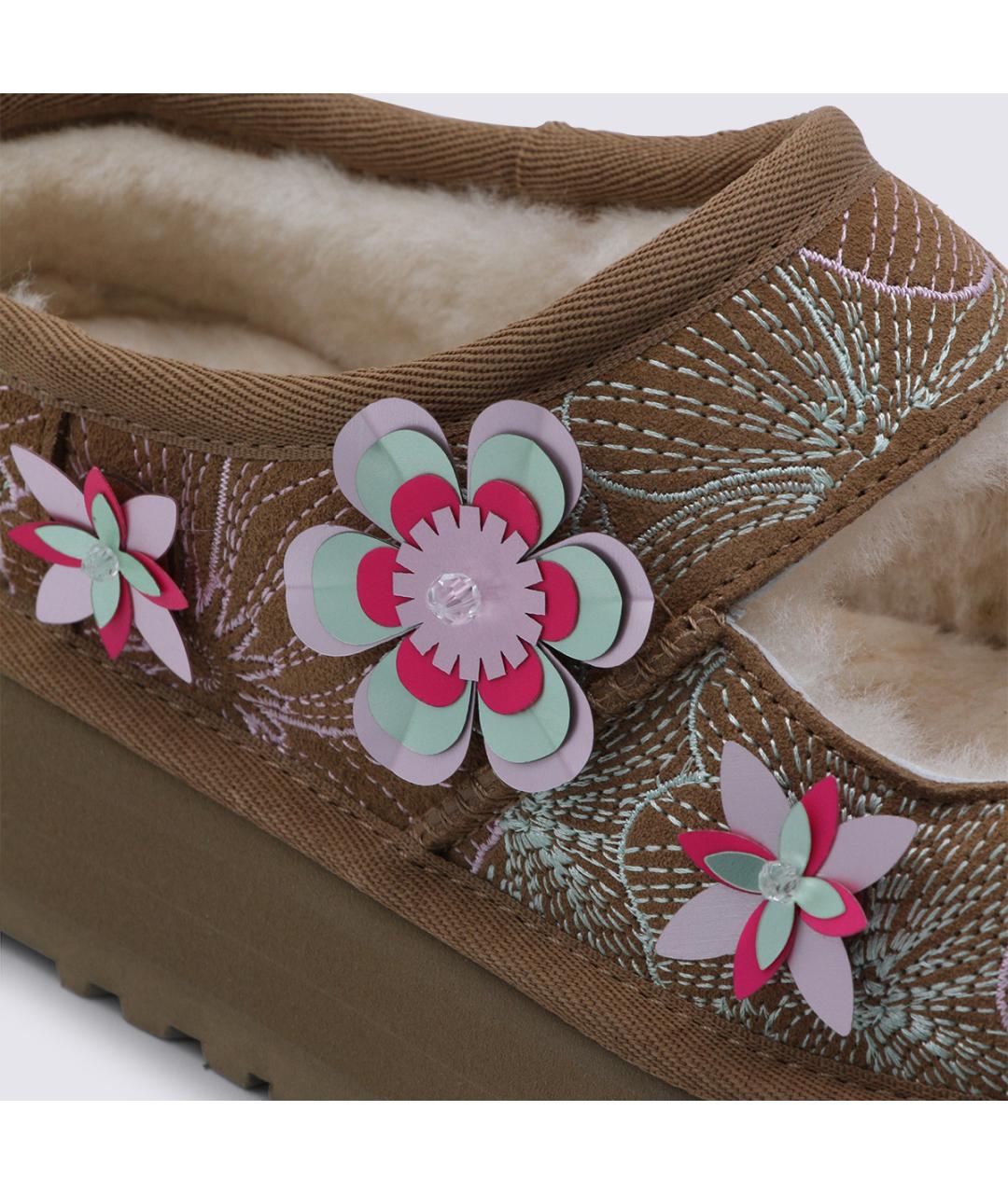 UGG AUSTRALIA Коричневые нубуковые ботинки, фото 4