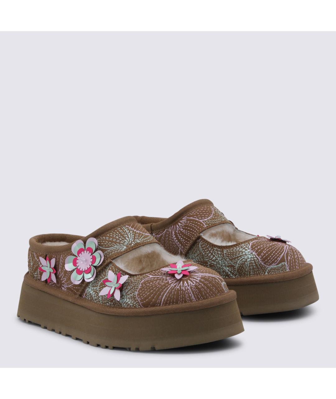 UGG AUSTRALIA Коричневые нубуковые ботинки, фото 2