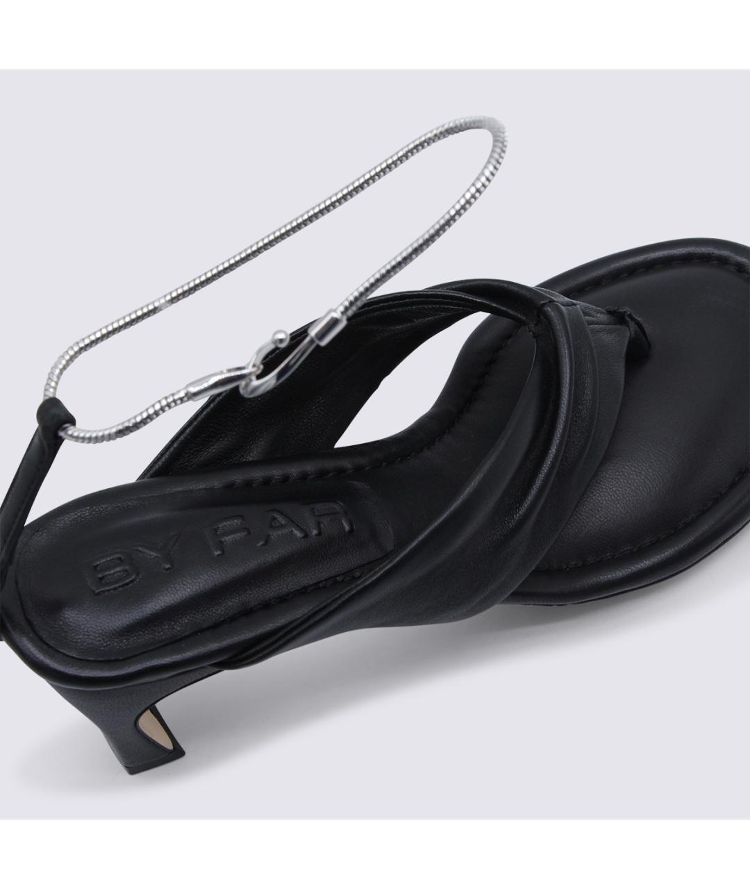 BY FAR Черные босоножки, фото 4