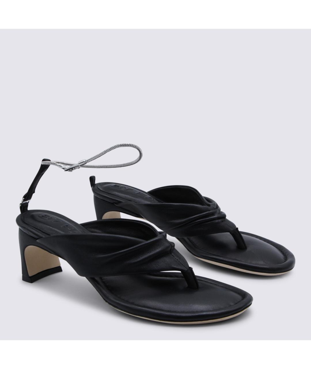 BY FAR Черные босоножки, фото 2